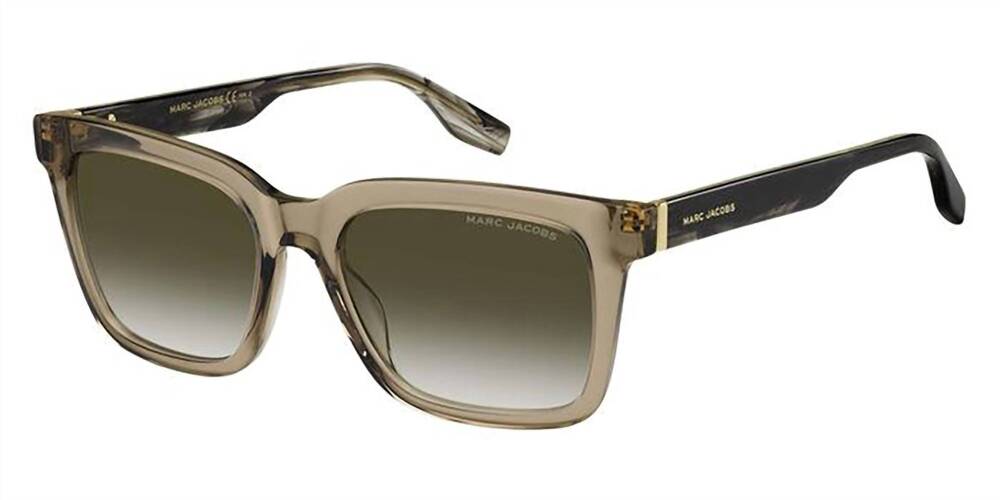 NEW MARC JACOBS men's 683/s0 10a squared sunglasses in beige/grey